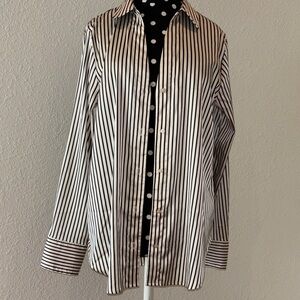 H&M Satin Stripped Blouse